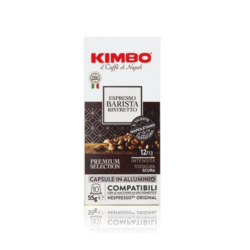 KIMBO - Nespresso - Caffè - ESPRESSO BARISTA RISTRETTO ALUMIN (Ristretto Intenso Alluminio - Conf.10)