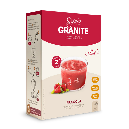 SUAVIS LE GRANITE MONO FRAGOLA 160 g (5 X 32 g) / Strawberry Granita