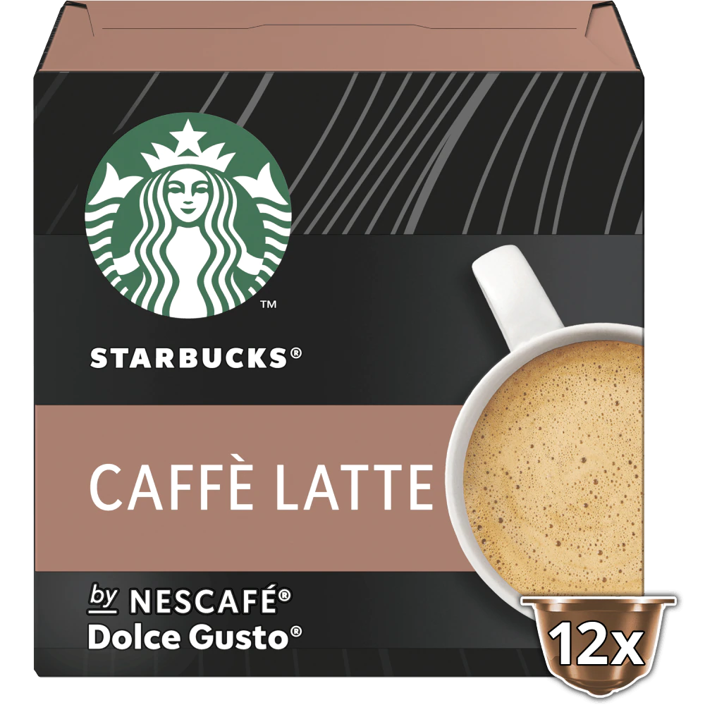 STARBUCKS - Dolce Gusto - Solubile - Caffè Latte - Conf. 12 – Tuttocapsule