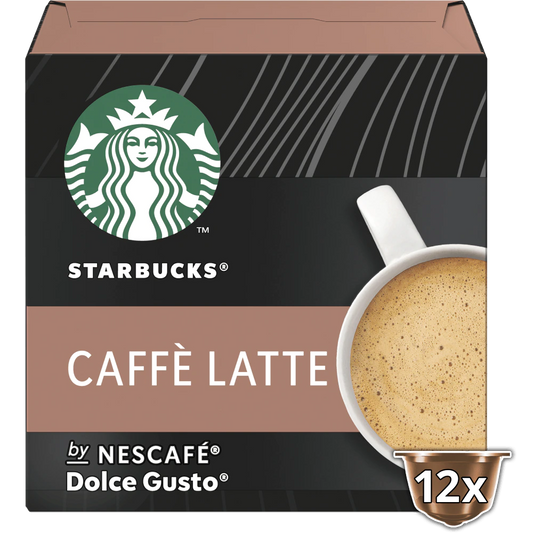 STARBUCKS - Dolce Gusto - Solubile - Caffè Latte  - Conf. 12