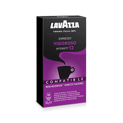 Lavazza Vigoroso Nespresso Compatible-Intensity: 12 - Conf. 10