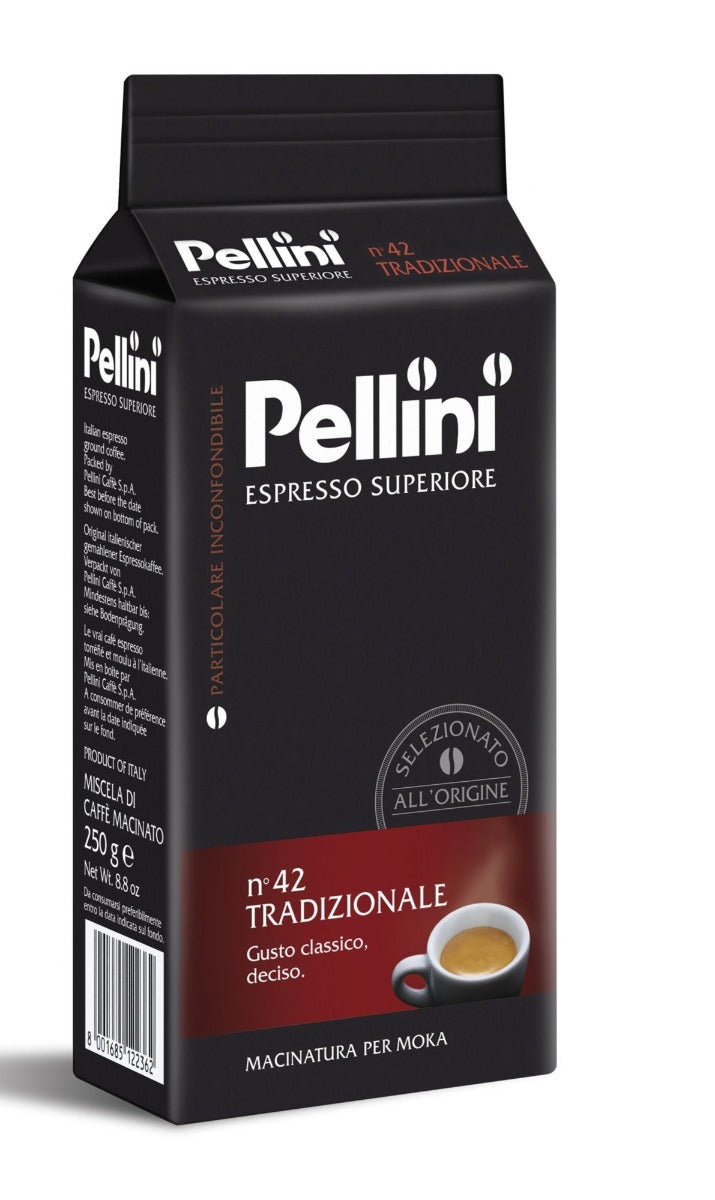 Pellini Espresso Superiore for Moka pot, N. 42 Tradizionale - 250g