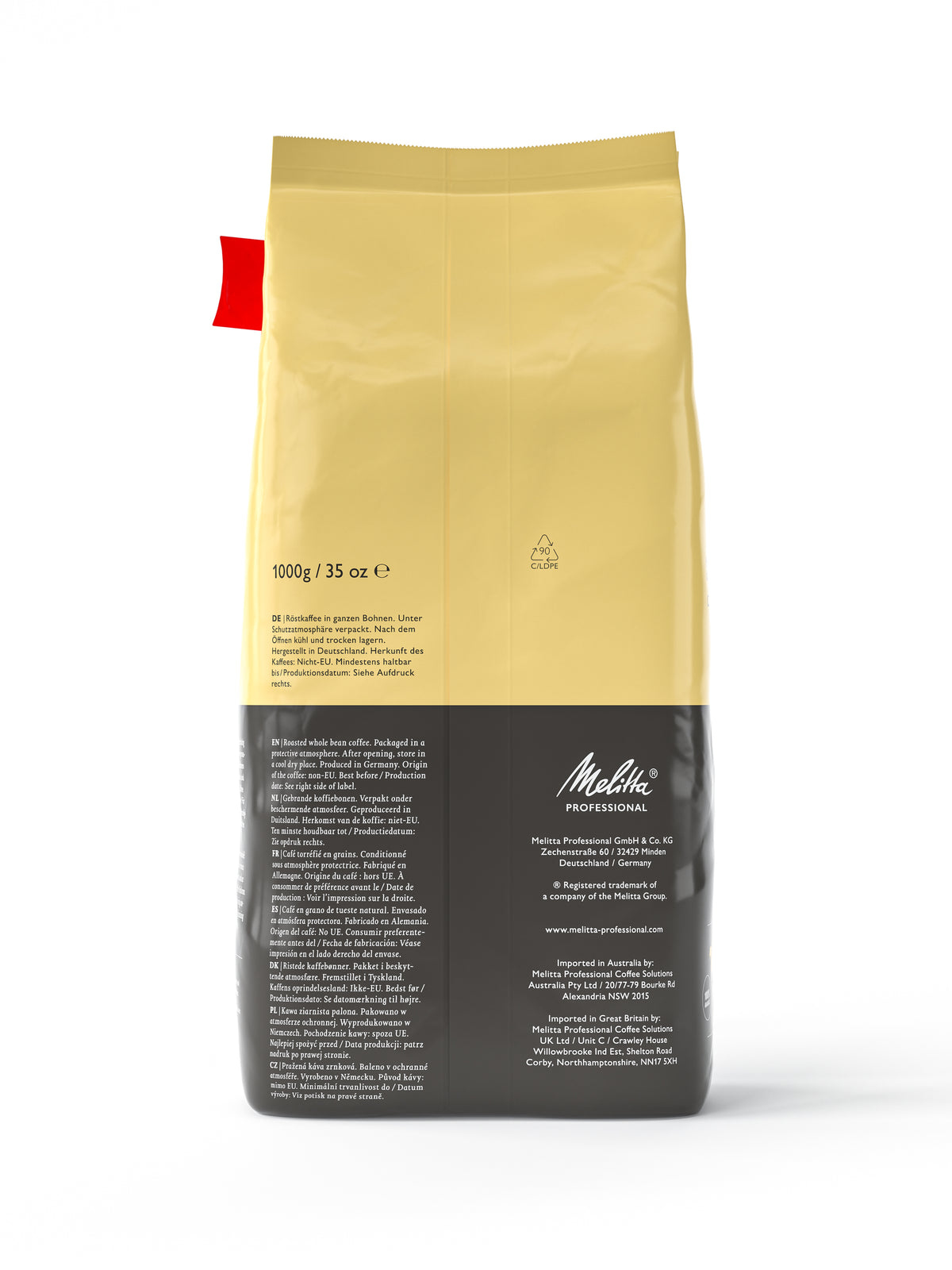 Melitta® - Monte d'Oro®-  Decaf  - Beans 1000g