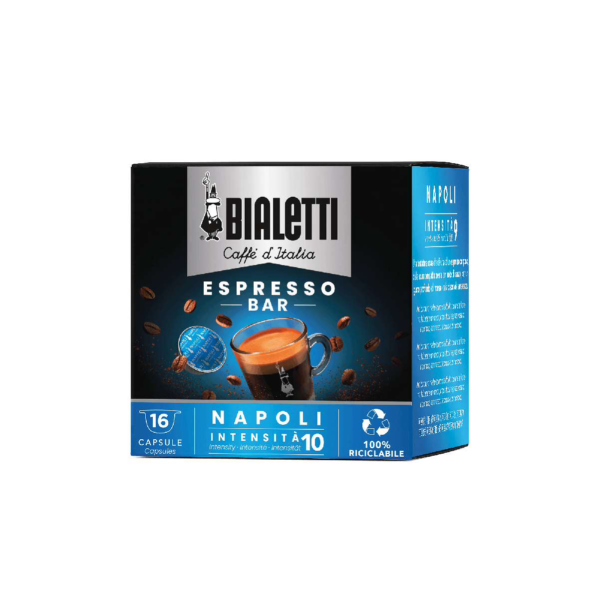 BIALETTI - Bialetti - ყავა - ნეაპოლი - პაკეტი 16 ცალი