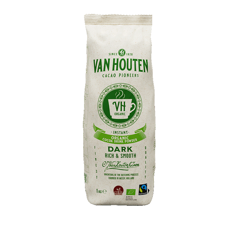Van Houten Bio Fairtrade Cocoa 1000g - კაკაოს მოსამზადებელი ფხვნილი - ორგანული ინგრედიენტები