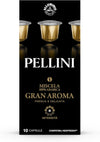 PELLINI GRAN AROMA - Aluminum Capsules 10pc