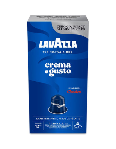 LAVAZZA - Nespresso - Caffè - Crema e Gusto Classico - Alluminio - Conf. 10