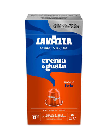 LAVAZZA - Nespresso - Caffè - Crema e Gusto Forte - Alluminio - Conf. 10