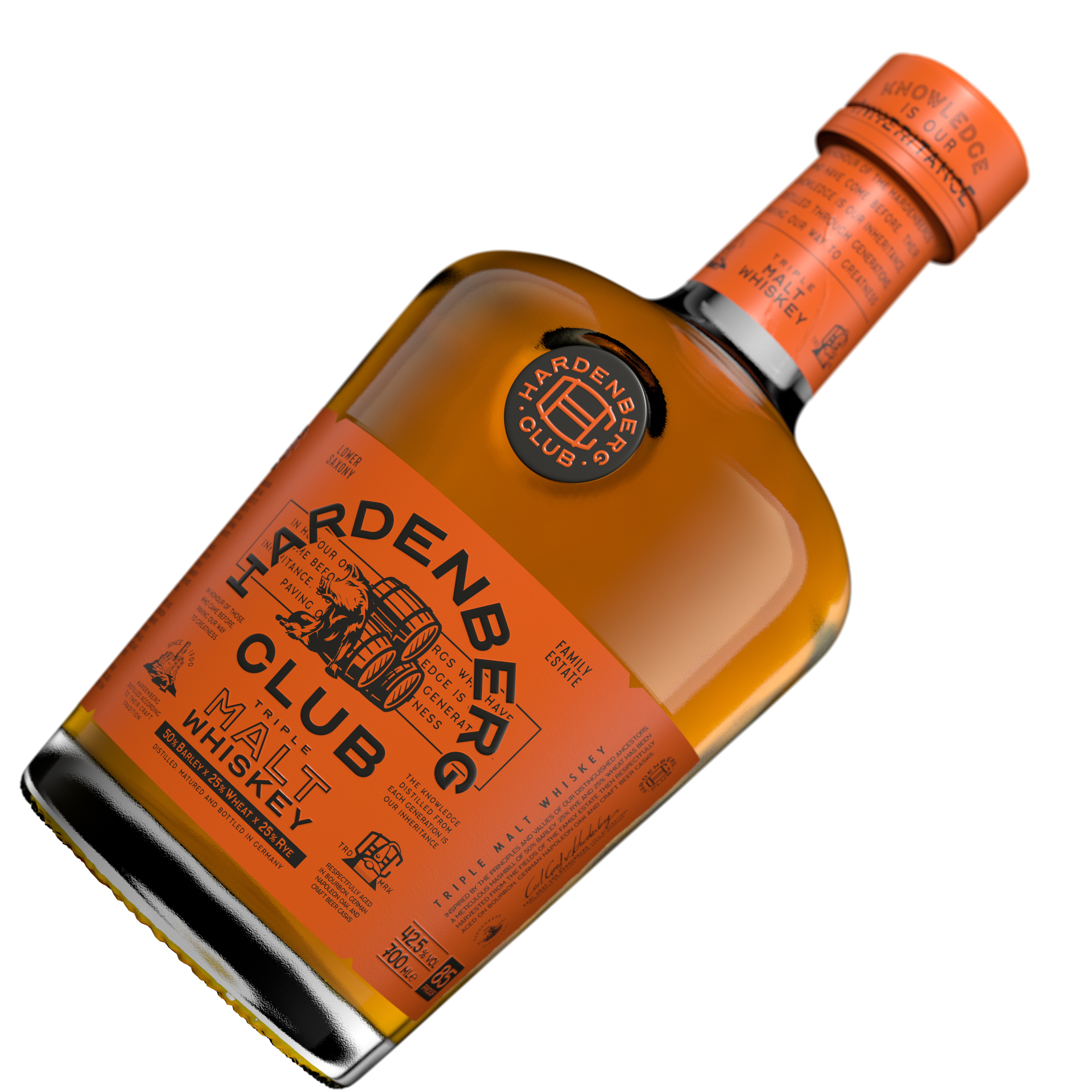 Hdbg. Club Malt Whiskey   0,7L