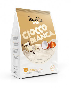 ITALFOODS - Dolce Gusto - Solubile - Cioccobianca - Conf. 16