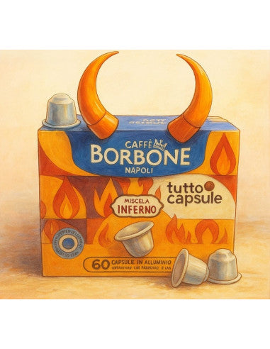 BORBONE - Nespresso Alluminio - Caffè - Inferno - Conf. 30