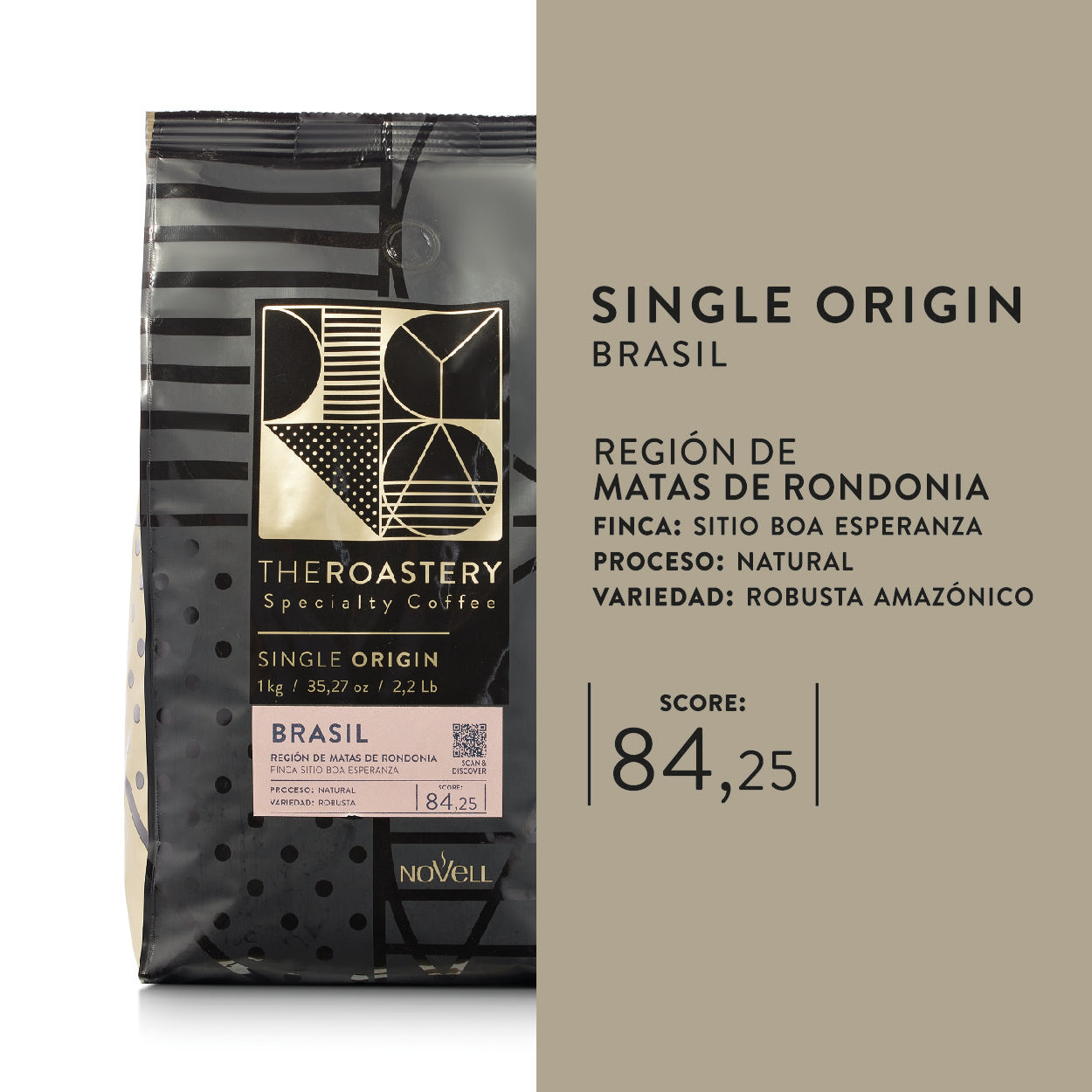 NOVELL THE ROASTERY - BRASIL SINGLE ORIGIN 1kg