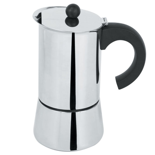 CRISTEL - ADRIA SHINY STAINLESS STEEL COFFEEPOT INDUCTION 4 CUPS