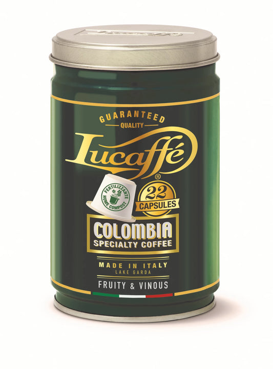 LUCAFFE TIN 22 CAPSULE COLOMBIA SPECIALTY