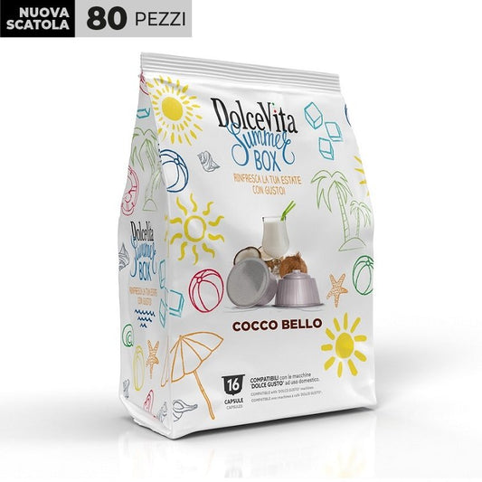 ITALFOODS - Dolce Gusto - Solubile - Cocco Bello Ice - Conf. 16