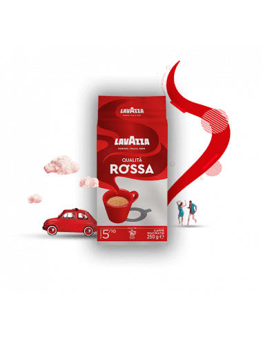 LAVAZZA - Macinato - Caffè - Qualità Rossa - 250 gr
