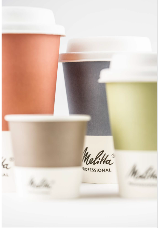 Melitta® - მელიტა - Lid Coffee to go 8 oz - ერთჯერადი ჭიქის თავსახური