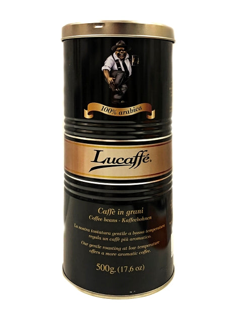 LUCAFFE TIN 500 GR MR. EXCLUSIVE 100% ARABICA COFFEE BEAN
