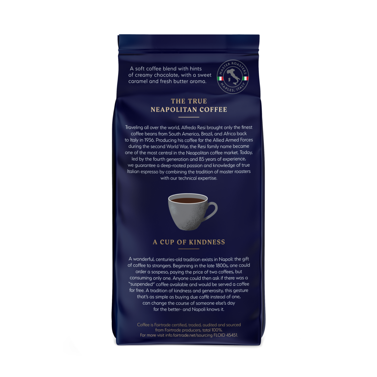 RESI - Whole bean-  Nero Intense -100% Arabica - 340 gr