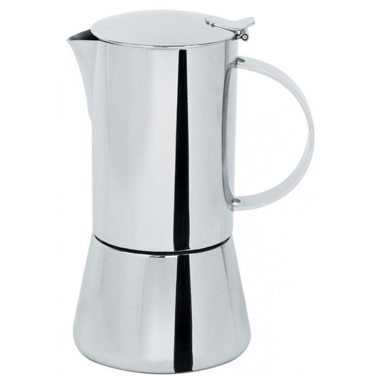 CRISTEL - CAPRI COFFEE POT SHINING INDUCTION STAINLESS STEEL 6 CUPS
