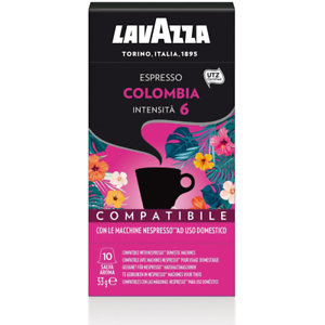 Lavazza Colombia ყავის კაფსულები ინტენსივობა: 6 -10 კაფსულა