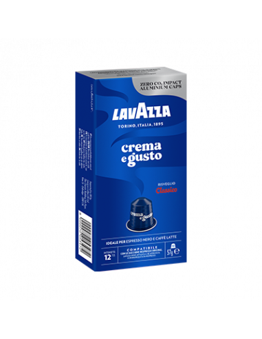 LAVAZZA - Nespresso - Caffè - Crema e Gusto Classico - Alluminio - Con –  Tuttocapsule
