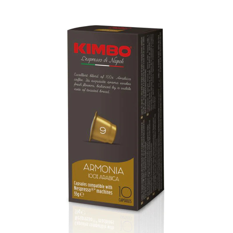 KIMBO - ნესპრესო - ყავა - Barista Armonia 100% Arabica - Conf. 10