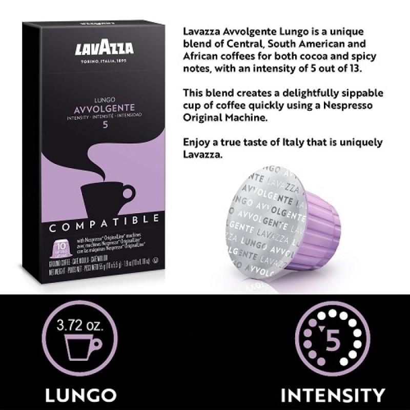 Lavazza Avvolgente  : Intensity: 5 - Conf. 10