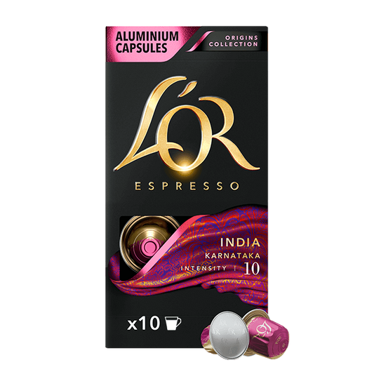 L'OR - Nespresso - ყავა - ინდოეთი - Conf. 10