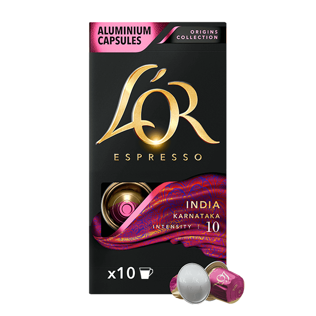 L'OR - Nespresso - ყავა - ინდოეთი - Conf. 10