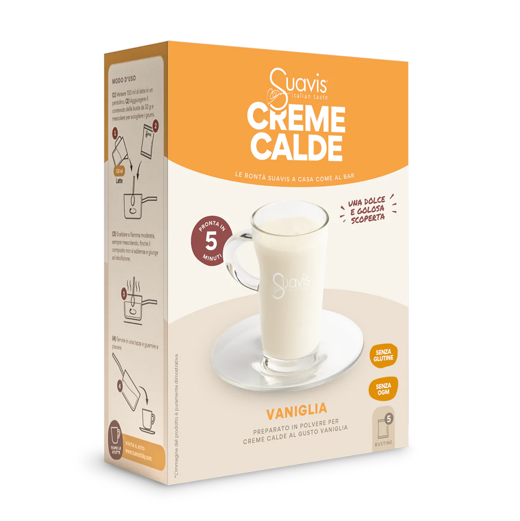 SUAVIS - LE CREME CALDE MONO VANIGLIA 160 g (5 X 32 g)