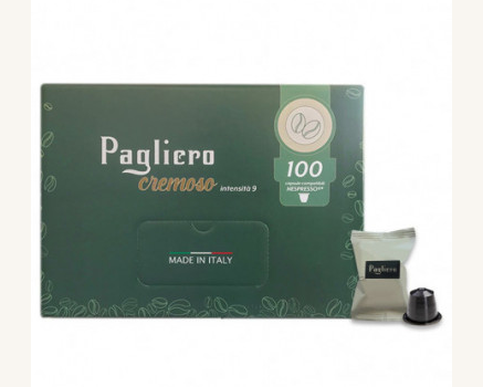PAGLIERO - ნესპრესო - ყავა - კრემისფერი - შეფუთვა 100 ცალი