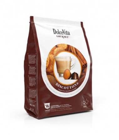 ITALFOODS - Dolce Gusto - Soluble - Biscottone - Conf. 16