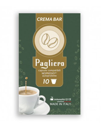 PAGLIERO - Nespresso - Caffè - Crema Bar - Conf. 10