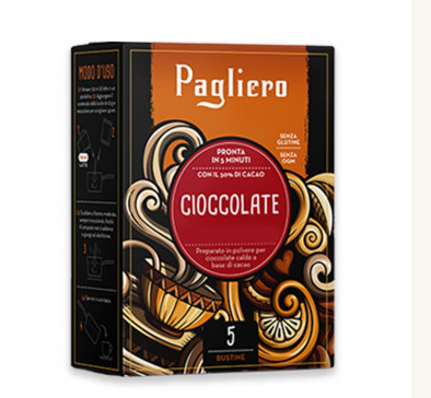 PAGLIERO - Preparato - Cioccolata Calda Classica 25g - Conf. 5