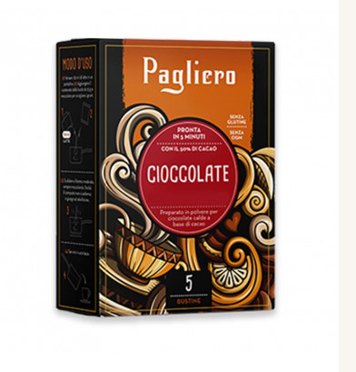PAGLIERO - Preparato - Cioccolata Calda Latte 25g - Conf. 5