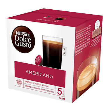 Nescafe Dolce Gusto Americano ყავის პარკები 16pk