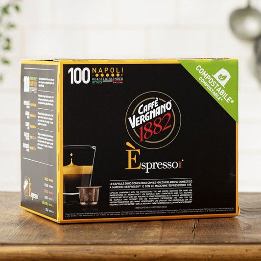 VERGNANO - Nespresso - Caffè - Espresso Napoli Comp. - Conf. 100