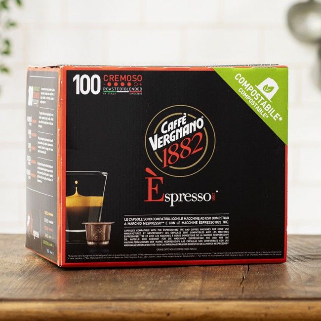 VERGNANO - Nespresso - Caffè - Espresso Cremoso Comp. - Conf. 100