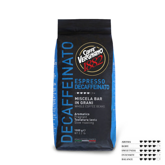 VERGNANO - Beans - Decaffeinated 1 kg