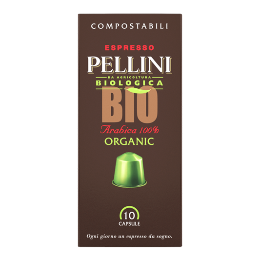 Pellini Bio Arabica კომპოსტირებადი Nespresso® *
