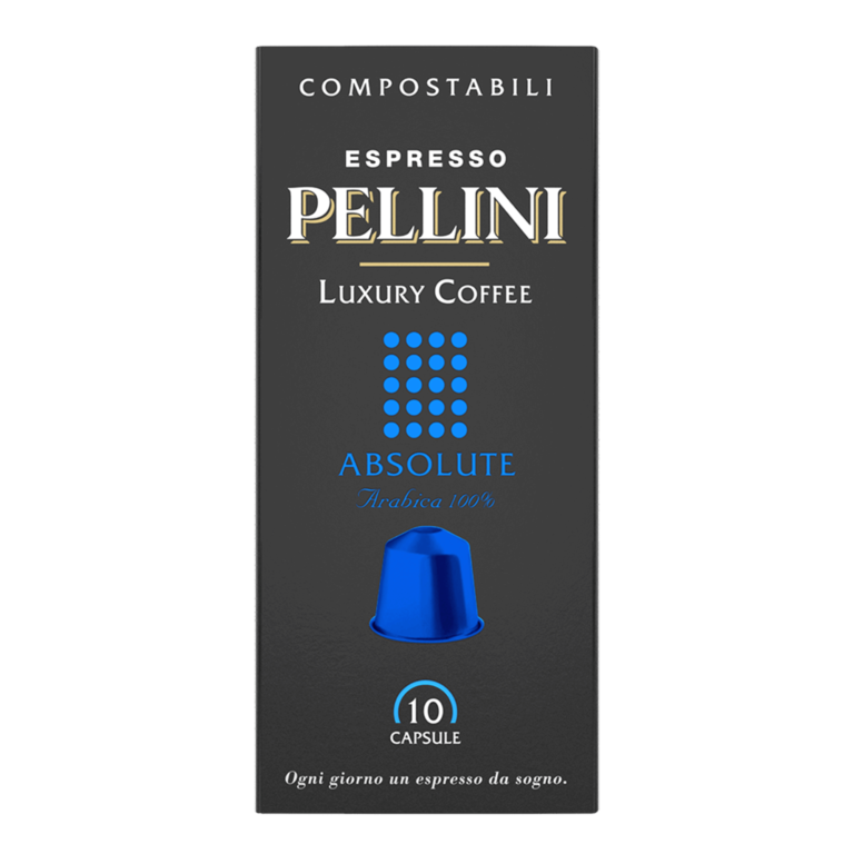 Pellini Luxury Coffee Absolute compostable Nespresso®*- 10 Capsules