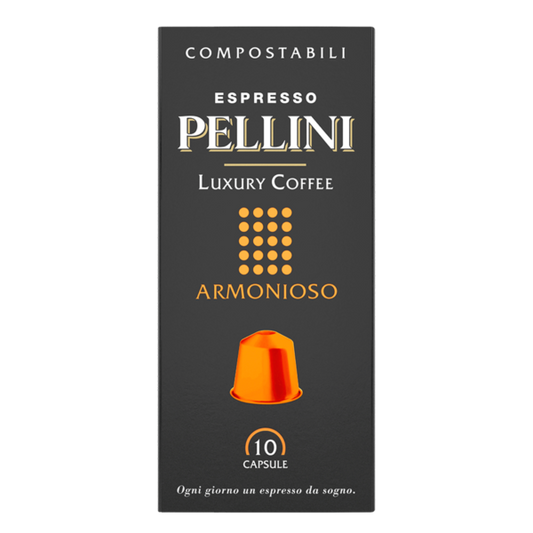 Pellini Luxury Coffee Harmonious compostable Nespresso® *