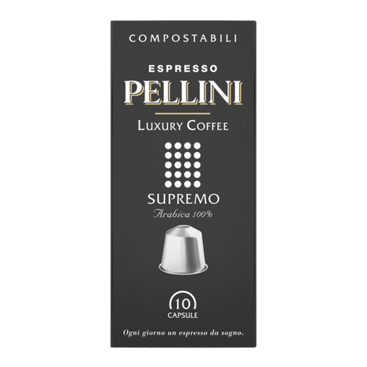 Pellini Luxury Coffee Supremo კომპოსტირებადი Nespresso® *