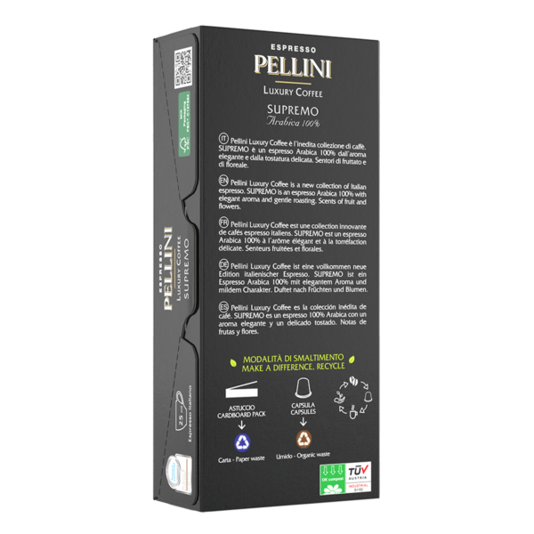 Pellini Luxury Coffee Supremo compostable Nespresso®*