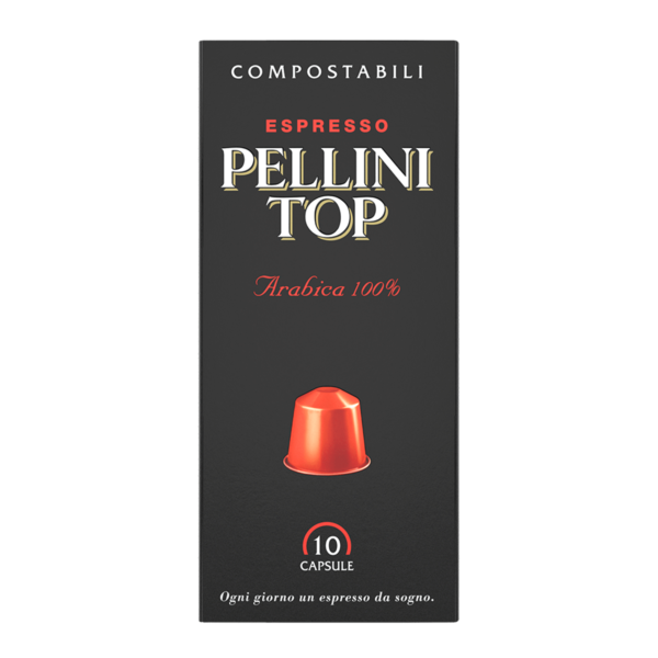 Pellini Top Arabica 100% compostable Nespresso®* - 10 Capsules