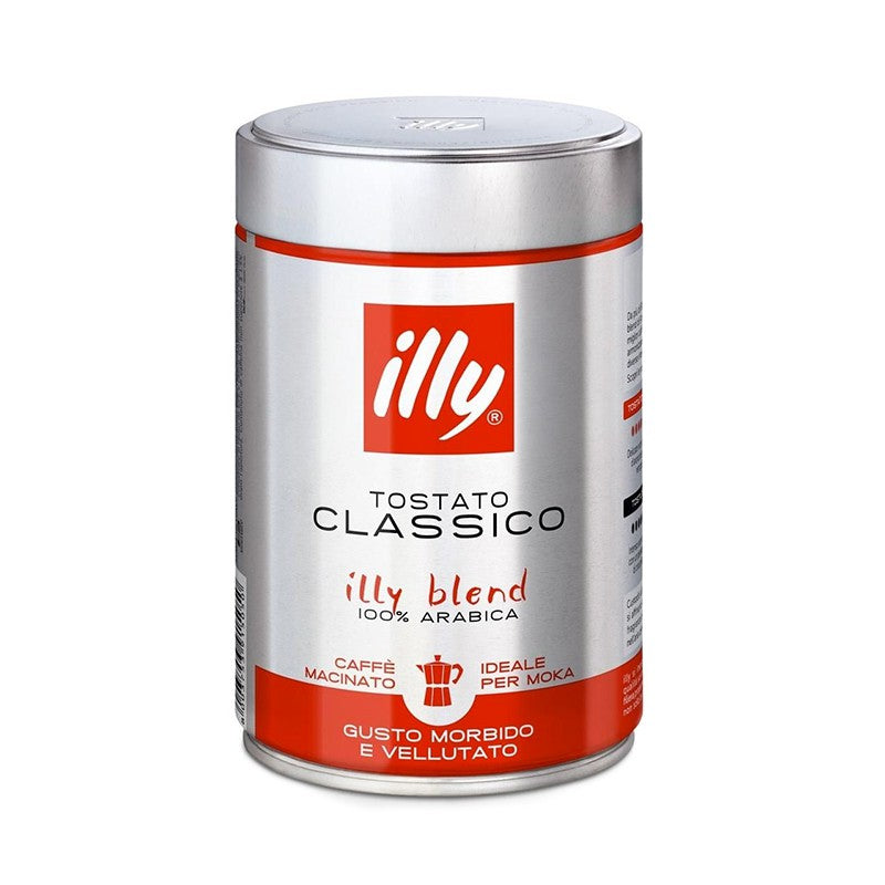 ILLY - დაფქული - ყავა - დაფქული მოკა წითელი 250 გრ